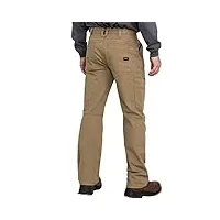 ariat pantalon pour homme résistant aux flammes m5 en toile extensible durable empilable jambe droite, champ kaki, 35w x 38l