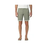 timezone slim jannotz short, vert (green micro point 4086), w34 (taille fabricant: 34) homme
