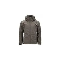 carinthia mig 4.0 jacket veste d'hiver coupe-vent et imperméable doublée ultra légère avec capuche - olive - large