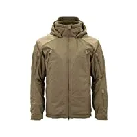 carinthia mig 4.0 jacket veste d'hiver coupe-vent et imperméable doublée ultra légère avec capuche - coyote - medium
