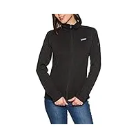 patagonia w's better sweater jkt chandail, schwarz, m taille normale femme
