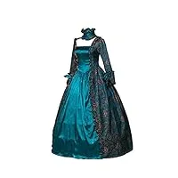 robe de bal rococo pour femme - longue robe gothique victorienne - robe de bal masqué, rococo-4., large