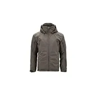carinthia mig 4.0 jacket veste d'hiver coupe-vent et imperméable doublée ultra légère avec capuche - olive - medium