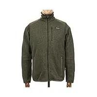patagonia m's better sweater jkt chandail, industrial green, s taille normale homme