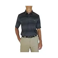 greg norman men's short sleeve golf polo (black - g7xdk838a, xxx-large)