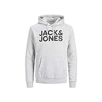 jack & jones sweat à capuche, pour hommes, avec logo imprimé