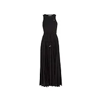 tommy hilfiger robe femme midi dress sans manche, noir (black), l
