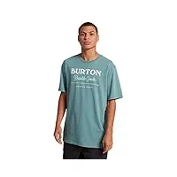burton durable goods t-shirt à manches courtes pour homme, homme, 203821, treillis, xxs