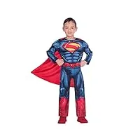 costume de déguisement superman classique pour enfant (4-6 ans)