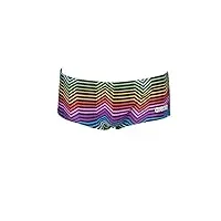 arena m multicolor stripes low waist short bain. homme, nero (black/multi), 70