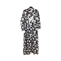 millenotti parure de fantaisie florale en soie pure (chemise de nuit + robe de chambre) avec des incrustations de dentelles précieuses, art. fiesole (44)