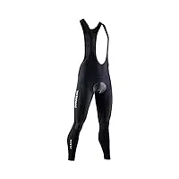 x-bionic invent 4.0 cuissard pantalon de cyclisme à bretelle homme, black/charcoal, fr : 2xl (taille fabricant : xxl)