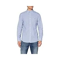 gant reg broadcloth banker bd chemise, college blue, xxl homme