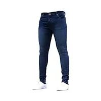 jeans homme coton denim de couleur pure pantalon de travail hip-hop délavé vintage