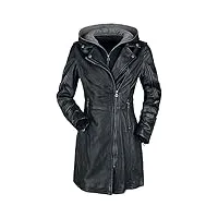 gipsy seneka legv femme manteau en cuir noir s 100% cuir