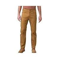 prana pantalon supérieur pour homme avec entrejambe 86,4 cm, homme, m41203293, marron embark, 28w / 32l