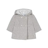 tartine et chocolat manteau en tricot bébé gris à capuche printemps Été 2020 (9 mois), gris clair (ral 7035), 9 mois
