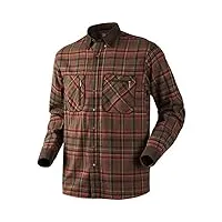 härkila | pajala chemise | vêtements & Équipement de chasse pour professionnels | design scandinave haut de gamme durable | red autumn check, xxl
