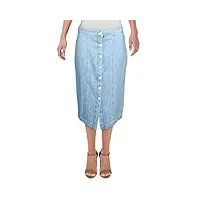 dl1961 jupe jeanne pour femme - bleu - taille m