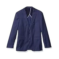 cole haan men's stretch suit separate jacket blouson de costume d'affaires, vitre bleue, 52 court homme