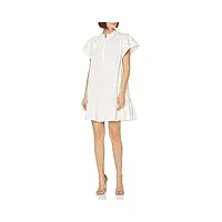 rebecca minkoff robe natalia pour femme - blanc - taille xs