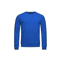 redbridge sweat pour homme sweatshirt pull de base large gamme de couleurs bleu m