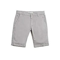 mavi men's simon mid-rise twill shorts, shark skin twill, 31