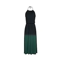 black premium by emp femme robe noire-verte avec dégradé de couleurs l