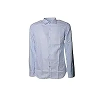 aglini chemise en tissu travaillé francesco-f825/325-bleu ciel/blanc taille bleu bleu ciel 41