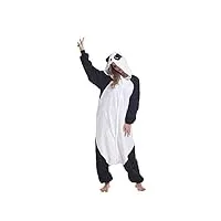 combinaison pyjama en peluche pour adulte, panda, s