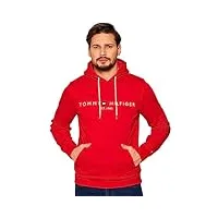 tommy hilfiger homme sweatshirt à capuche tommy logo hoody fireworks l