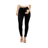 elara jeans super highwaist femme taille haute el12 schwarz 36 (s)