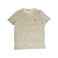 nautica men's crewneck striped t-shirt