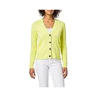 camel active womenswear 3095445k69 cardigan, citron vert, m femme