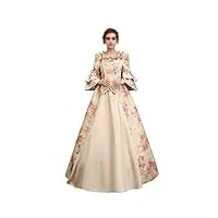 zhenwo rococo robes de bal baroque marie-antoinette 18Ème siècle renaissance période historique robe victorienne pour les femmes,xl
