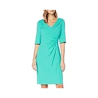 gina bacconi women's deyna stretch moss crepe dress robe de cocktail, vert mer, 46 femme