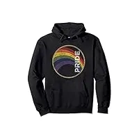 lgbtq vintage rainbow gay pride sweat à capuche