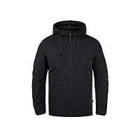 b blend fosco manteau d'hiver parka veste longue pour homme, taille:m, couleur:black (194007)