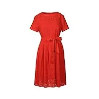 apart fashion spitzenkleid robe de cocktail, rouge orange, 40 femme