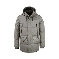 indicode cavert manteau d'hiver parka veste longue pour homme, taille:xl, couleur:pewter 902