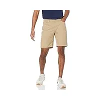 amazon essentials short à 5 poches, textile extensible, entrejambe de 22,8 cm, coupe cintrée homme, brun kaki, 30w