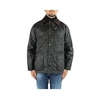 barbour mw0018-sg91 new bedale waxed jacket sage dark green veste imperméable pour homme verdone foncé - vert - 60