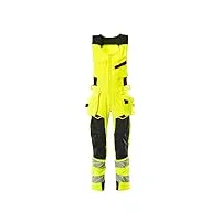 mascot accelerate safe ultimate 19069-711-1709 pantalon de combinaison stretch imperméable bicolore haute visibilité jaune/noir taille 82c48