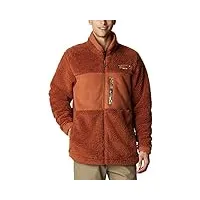 columbia roughtail sherpa full zip jacket veste zippée, bois, x-large-10x-large homme