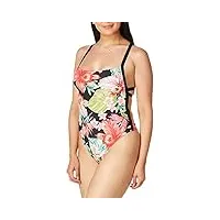 body glove maillot de bain une pièce standard electra pour femme avec bretelles dans le dos, isla foca floral, taille s