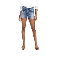 ag adriano goldschmied women's the hailey cut off denim short, 18 years discovery, 32