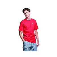 champion t-shirt heritage pour homme, imprimé sur la poitrine gauche, team red scarlet-586664, taille 3xl