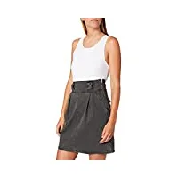 love moschino tube skirt with slant pockets,small darts in front,metal side zipper and bow-shaped belt loops jupe, noir, 50 femme