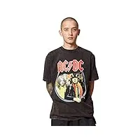 dc shoes ac/dc highway to hell - t-shirt - homme - m - noir