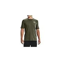 under armour t- shirt drapeau de la liberté chemise, vert marine od (391)/noir, medium homme